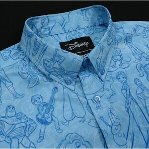 RSVLTS Disney 100th Anniversary Mens Small Sketch Art Shirt Limited Edition MINT